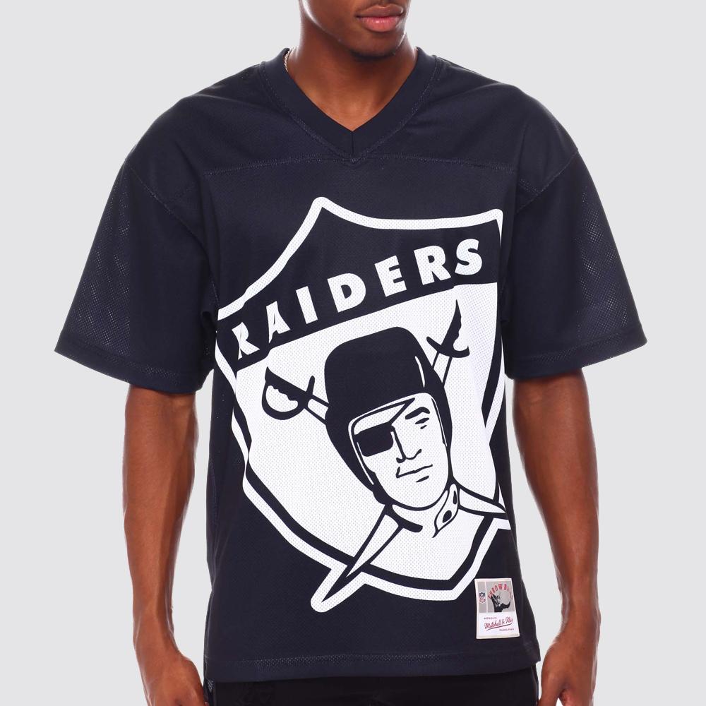 Mitchell & Ness Raiders Big Face Fashion Jersey - Mens S / Black