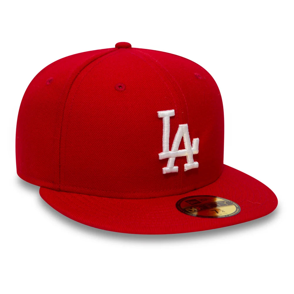 New Era Essential 59Fifty LA Dodgers red/white - Shop-Tetuan