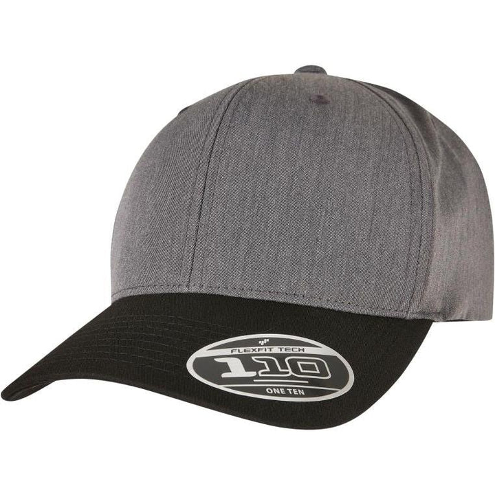 Yupoong 110 Melange Mix Cap darkgrey/black