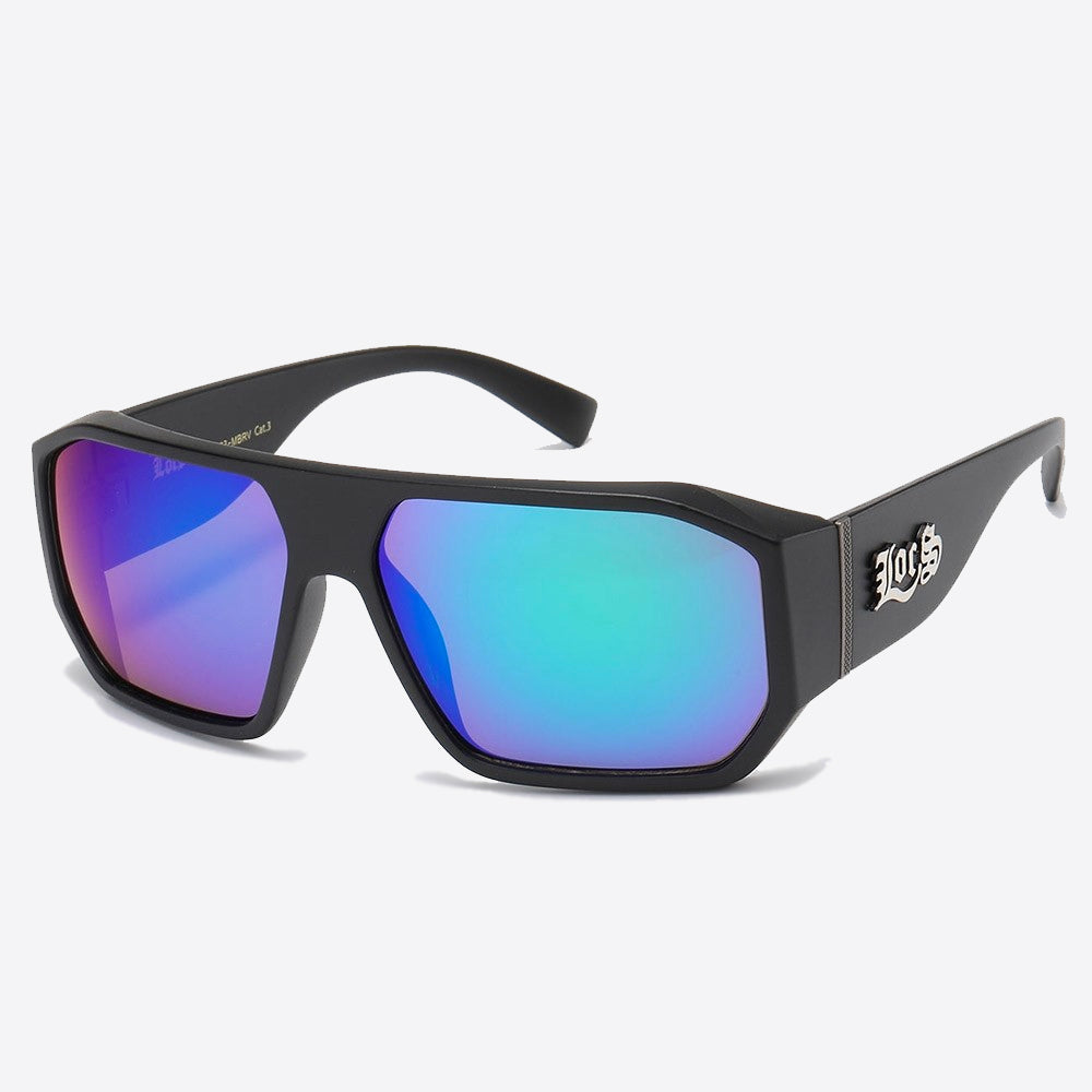 Locs Square Sunglasses black/purple - Shop-Tetuan