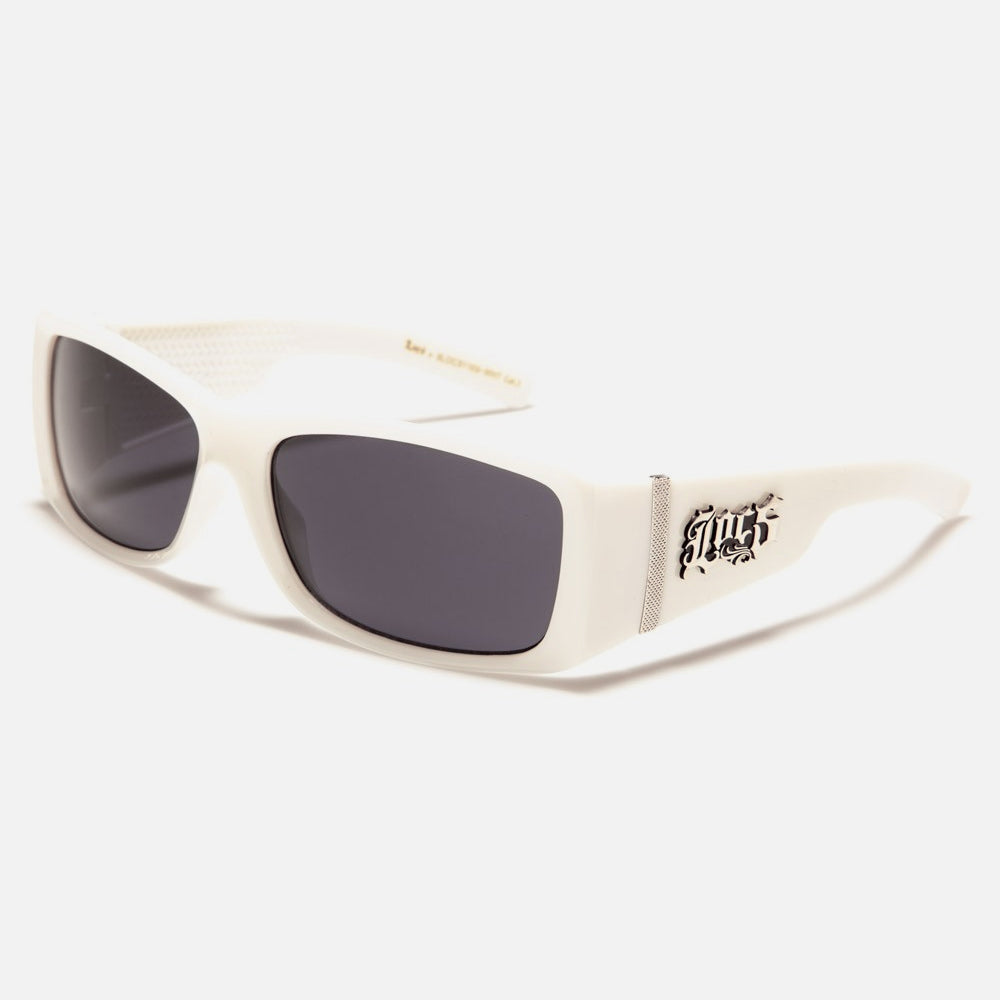 Locs Rectangle Sunglasses white