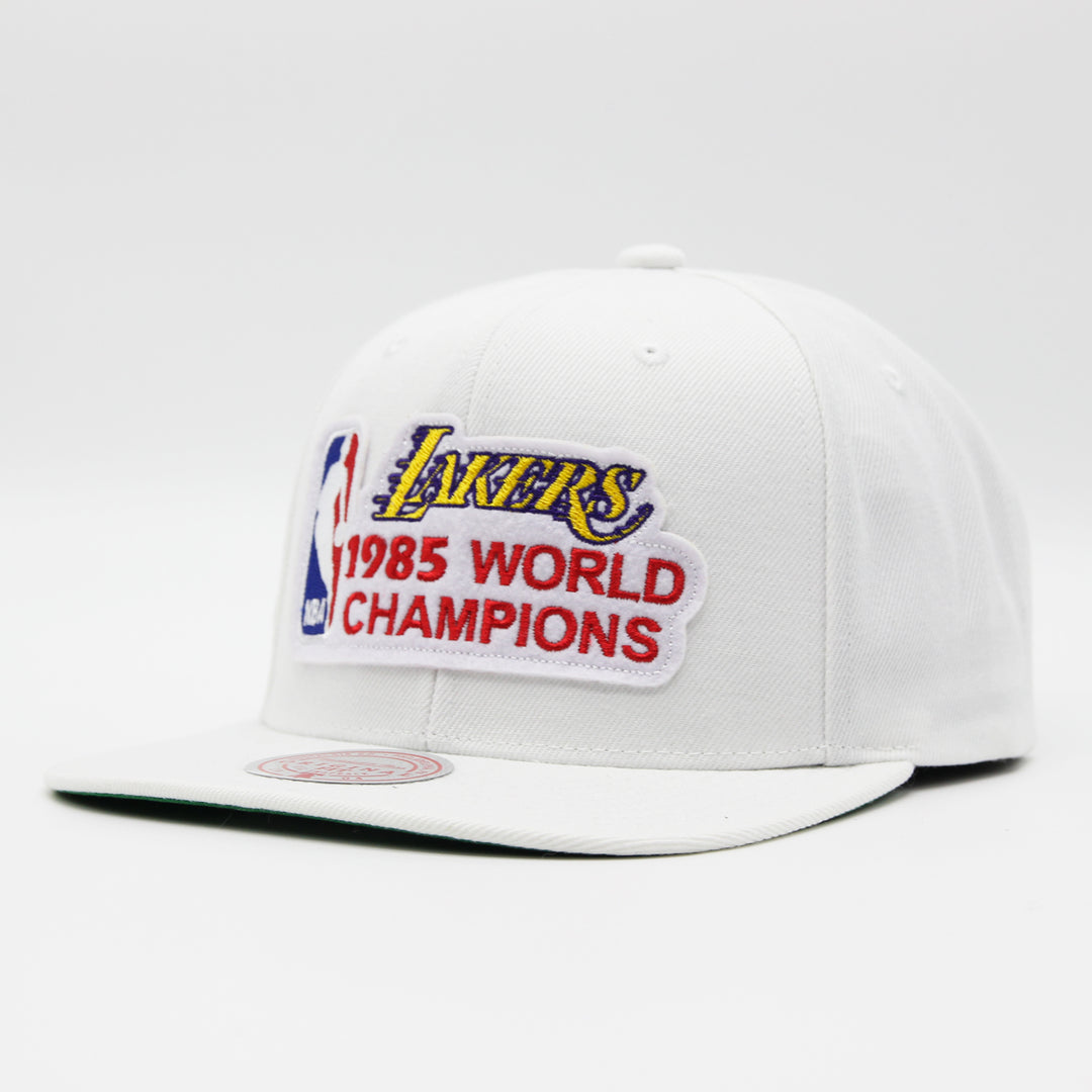 Mitchell & Ness NBA Champs snapback HWC LA Lakers white - Shop-Tetuan