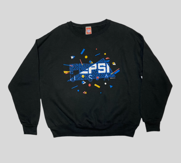 Vintage 90s Pepsi USA crewneck black L