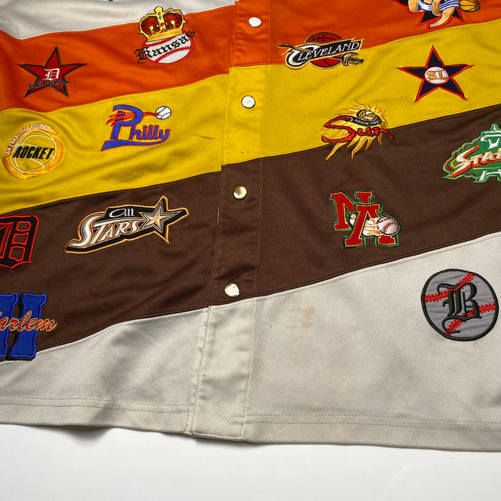 Harlem Street League Patches Baseball Shirt L