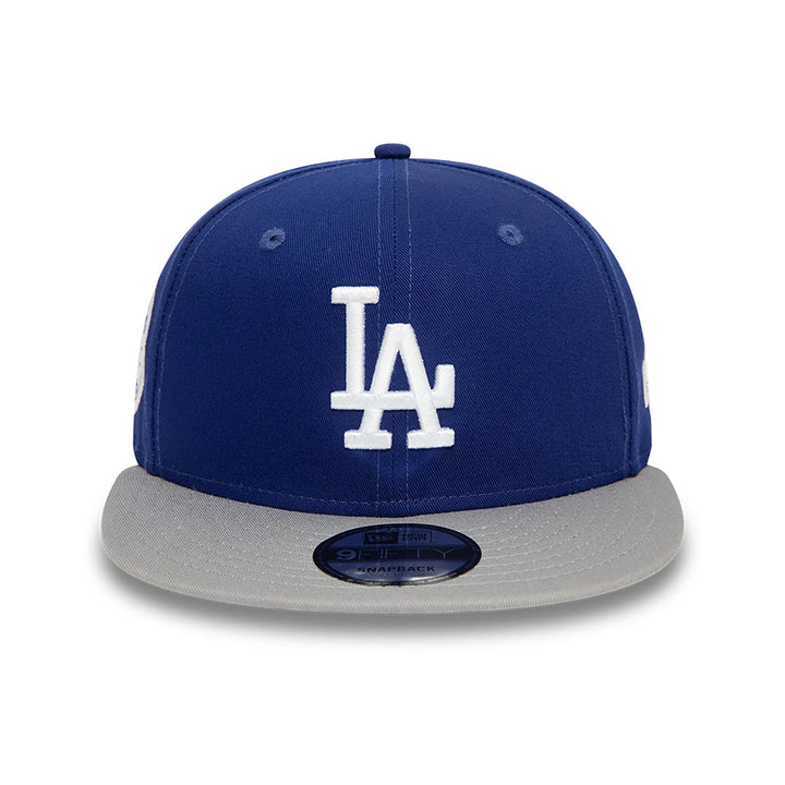 New Era Contrast Side Patch 9Fifty LA Dodgers blue/grey - Shop-Tetuan