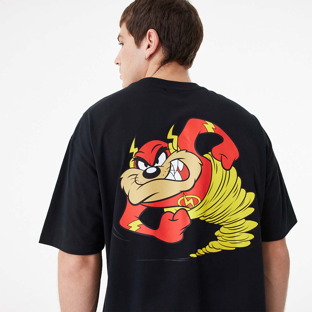 New Era  Superhero Character Taz Oversized tee black - Shop-Tetuan