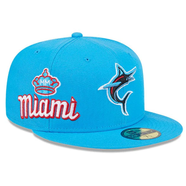 New Era MLB City Connect 59fifty M Marlins blue - Shop-Tetuan