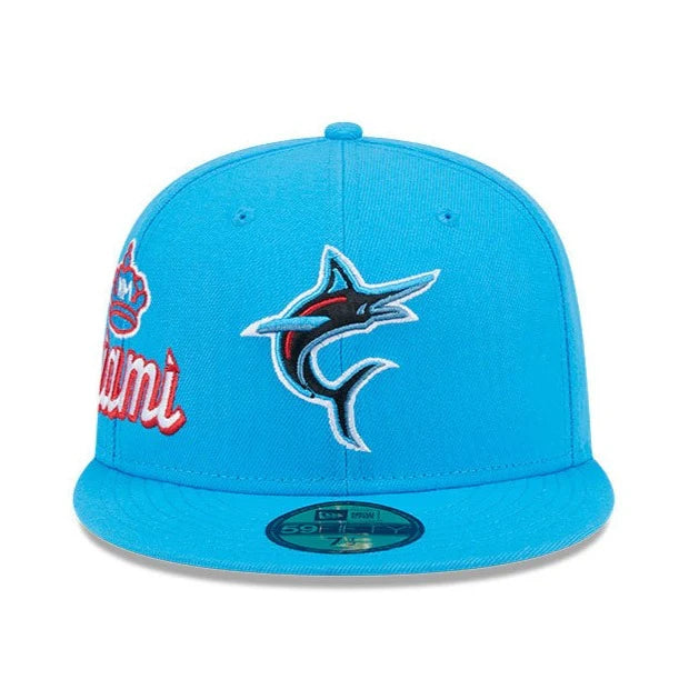 New Era MLB City Connect 59fifty M Marlins blue - Shop-Tetuan