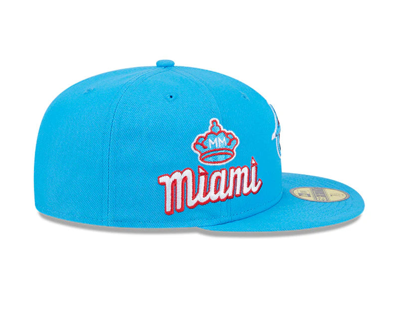 New Era MLB City Connect 59fifty M Marlins blue - Shop-Tetuan