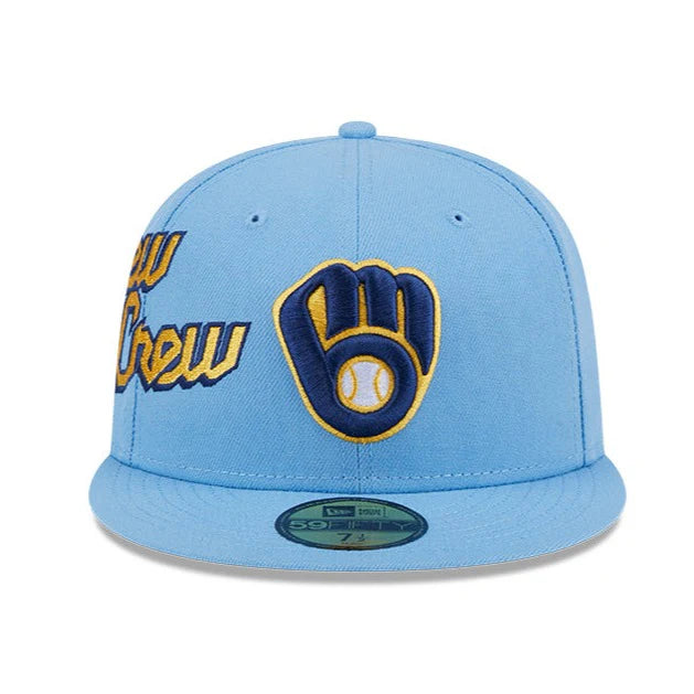 New Era MLB City Connect 59fifty M Brewers skyblue - Shop-Tetuan