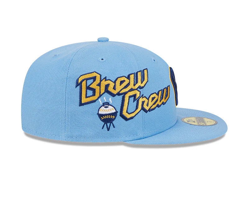 New Era MLB City Connect 59fifty M Brewers skyblue - Shop-Tetuan