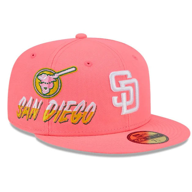 New Era MLB City Connect 59fifty SD Padres neon pink - Shop-Tetuan