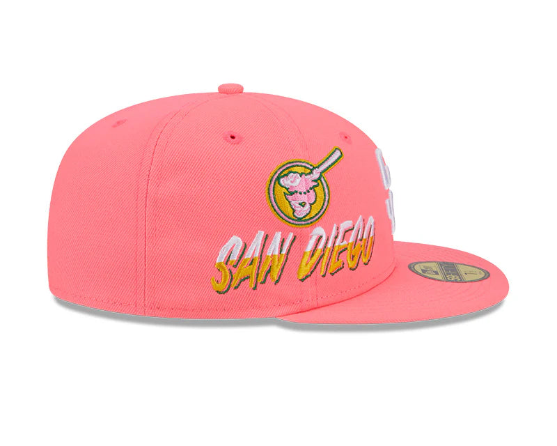 New Era MLB City Connect 59fifty SD Padres neon pink - Shop-Tetuan