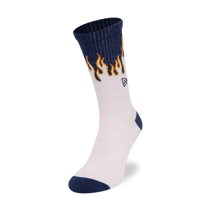 New Era Flame Crew Socks white