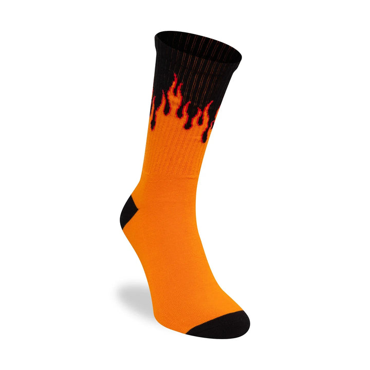 New Era Flame Crew Socks orange