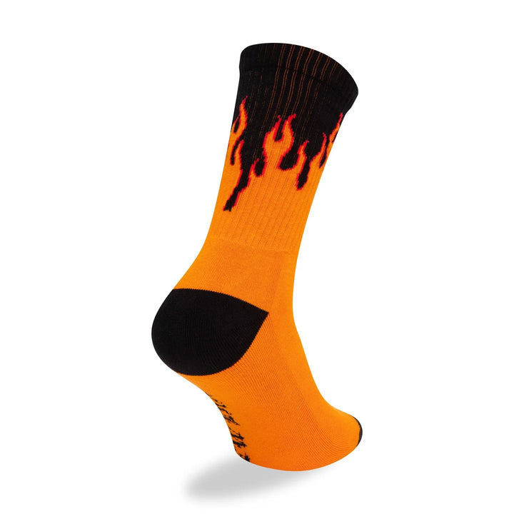 New Era Flame Crew Socks orange