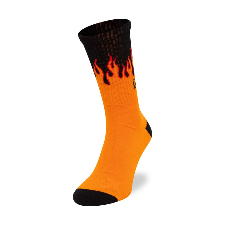 New Era Flame Crew Socks orange