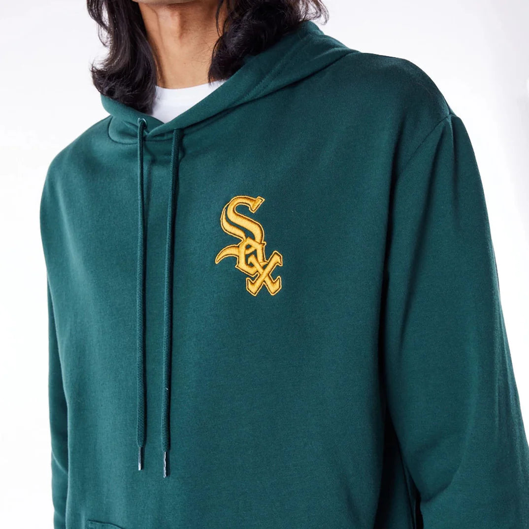 New Era League Essential Oversized Pullover Hoodie C. White Sox dark green