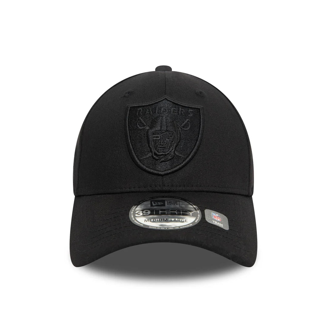 New Era Monochrome 39Thirty LV Raiders Stretch Fit Cap black