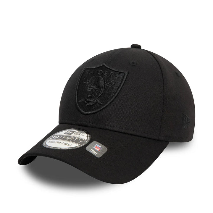 New Era Monochrome 39Thirty LV Raiders Stretch Fit Cap black