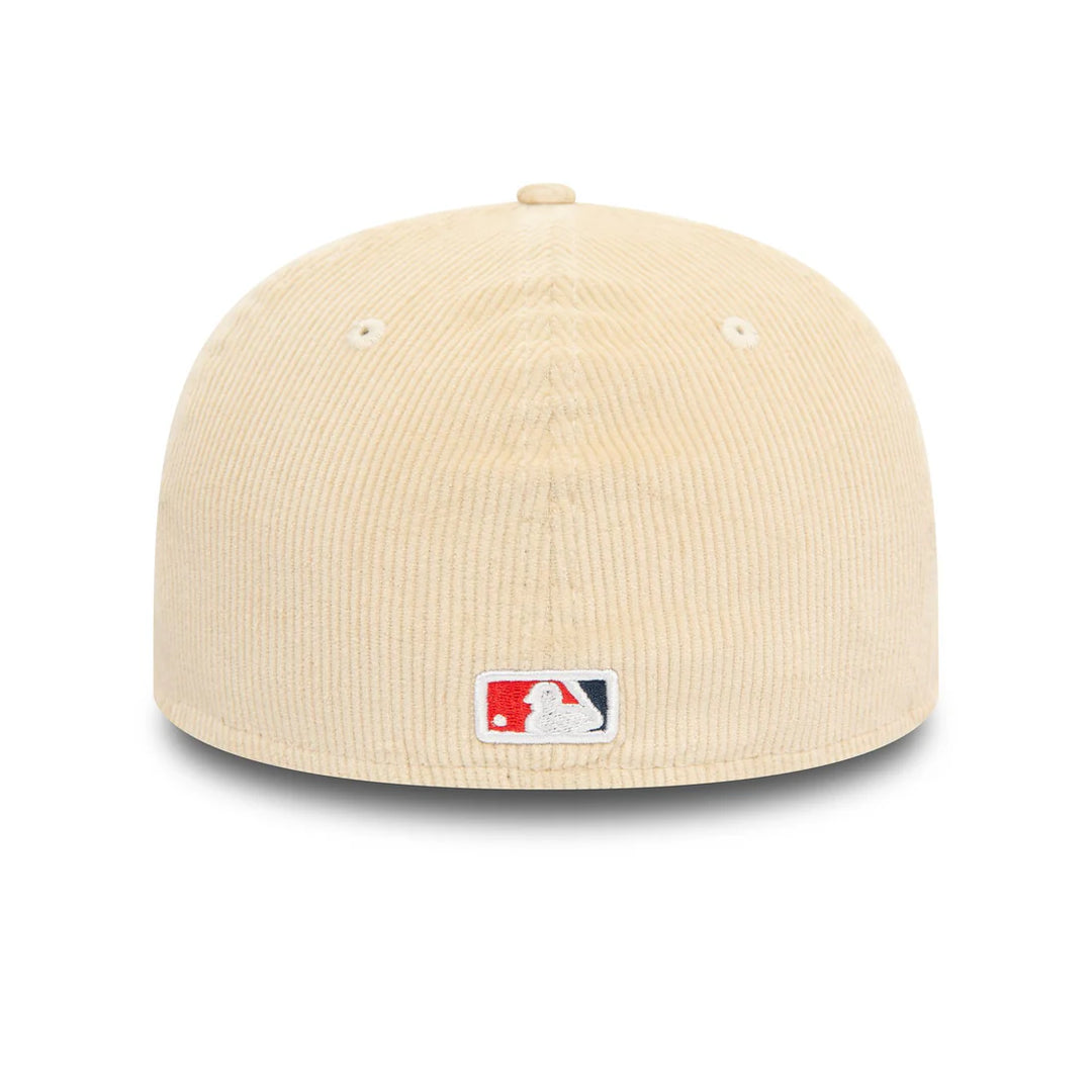 New Era Cord Low Profile 59Fifty NY Yankees light beige/navy