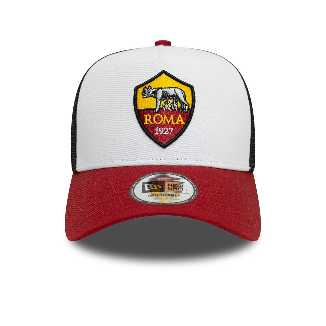 New Era AS Roma MLB Core 9Forty E-Frame Adjustable Trucker cap wht/blk/red