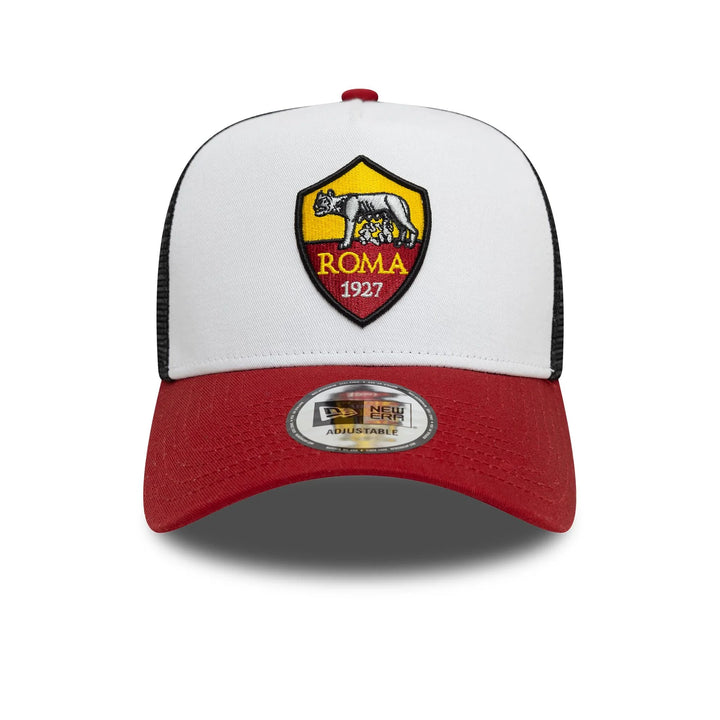 New Era AS Roma MLB Core 9Forty E-Frame Adjustable Trucker cap wht/blk/red