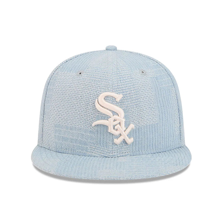 New Era Denim Patchwork 9Fifty C White Sox open blue