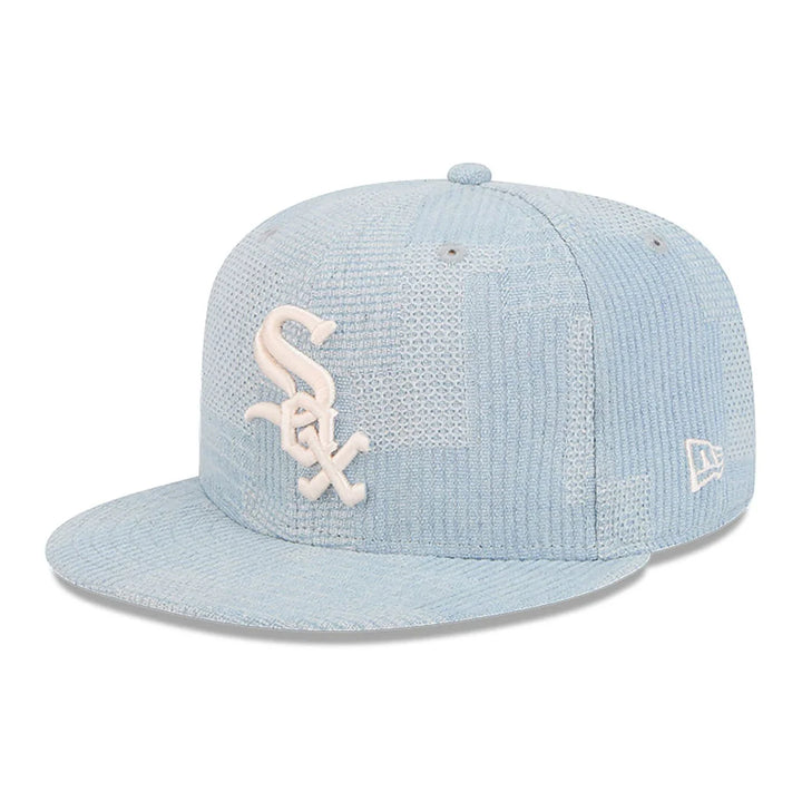 New Era Denim Patchwork 9Fifty C White Sox open blue