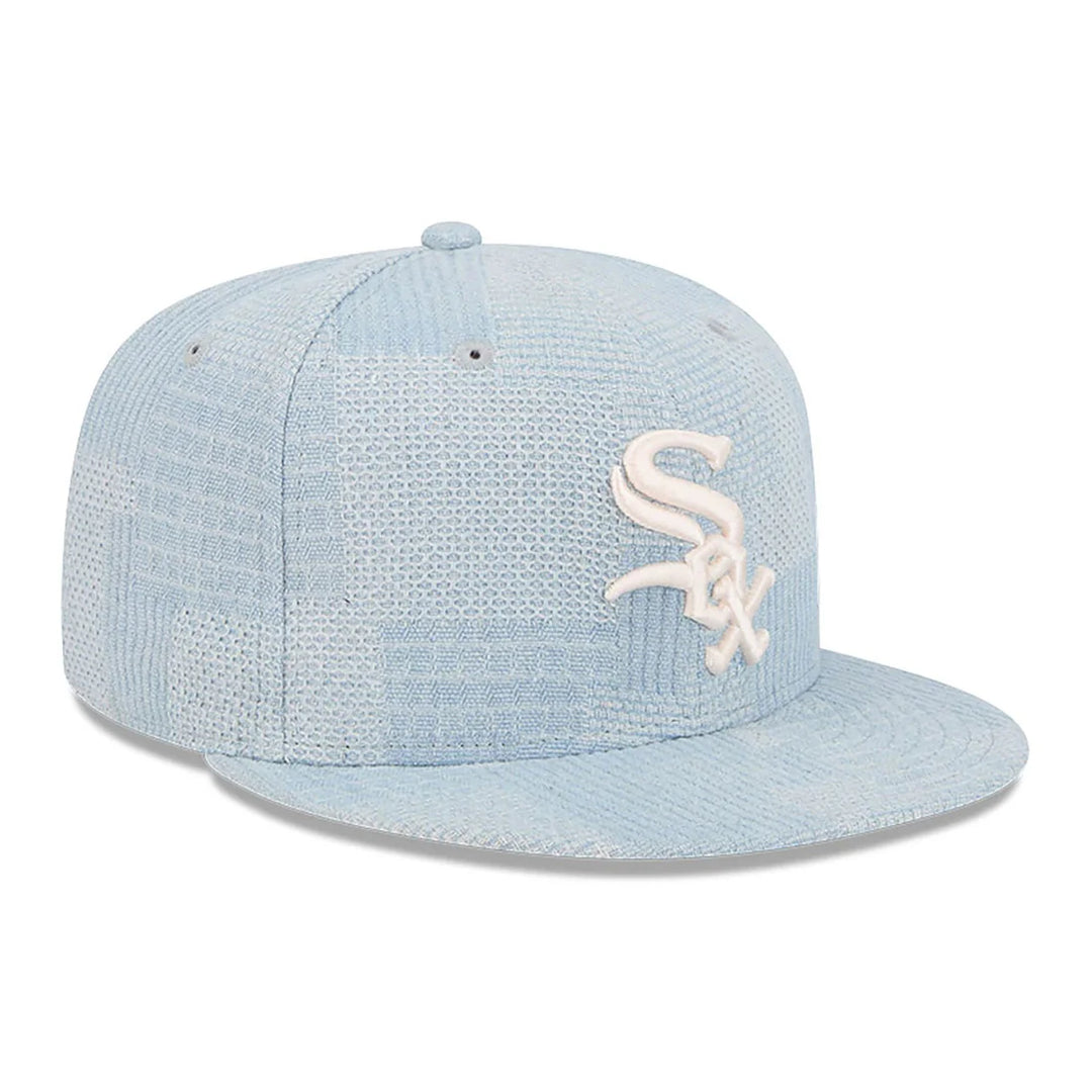 New Era Denim Patchwork 9Fifty C White Sox open blue