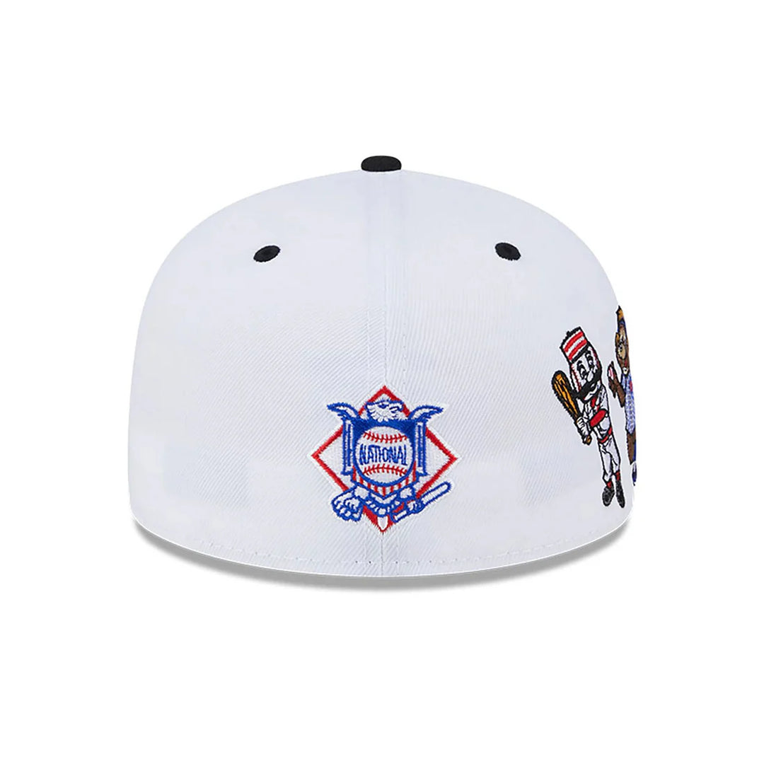 New Era National League Logo MLB League Mascots white/black