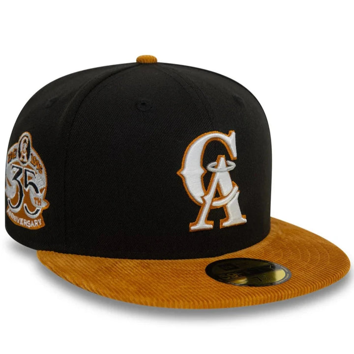 New Era Contrast Cord 59Fifty LA Angels black