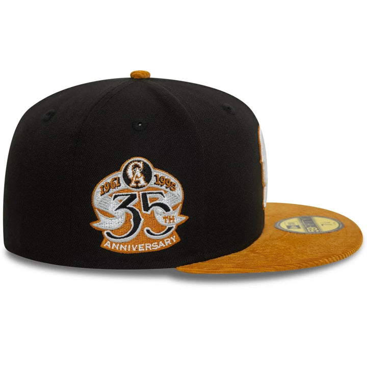 New Era Contrast Cord 59Fifty LA Angels black