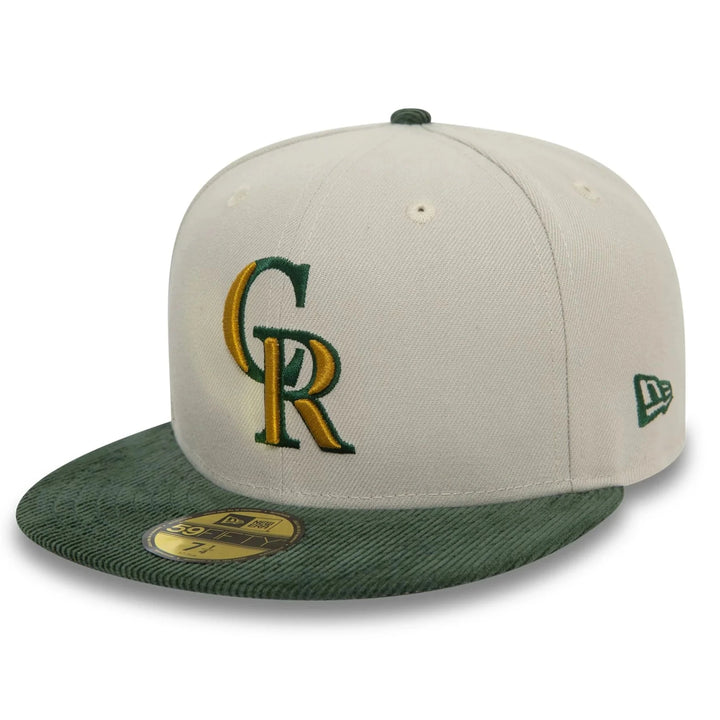 New Era Contrast Cord 59Fifty C Rockies cream/green