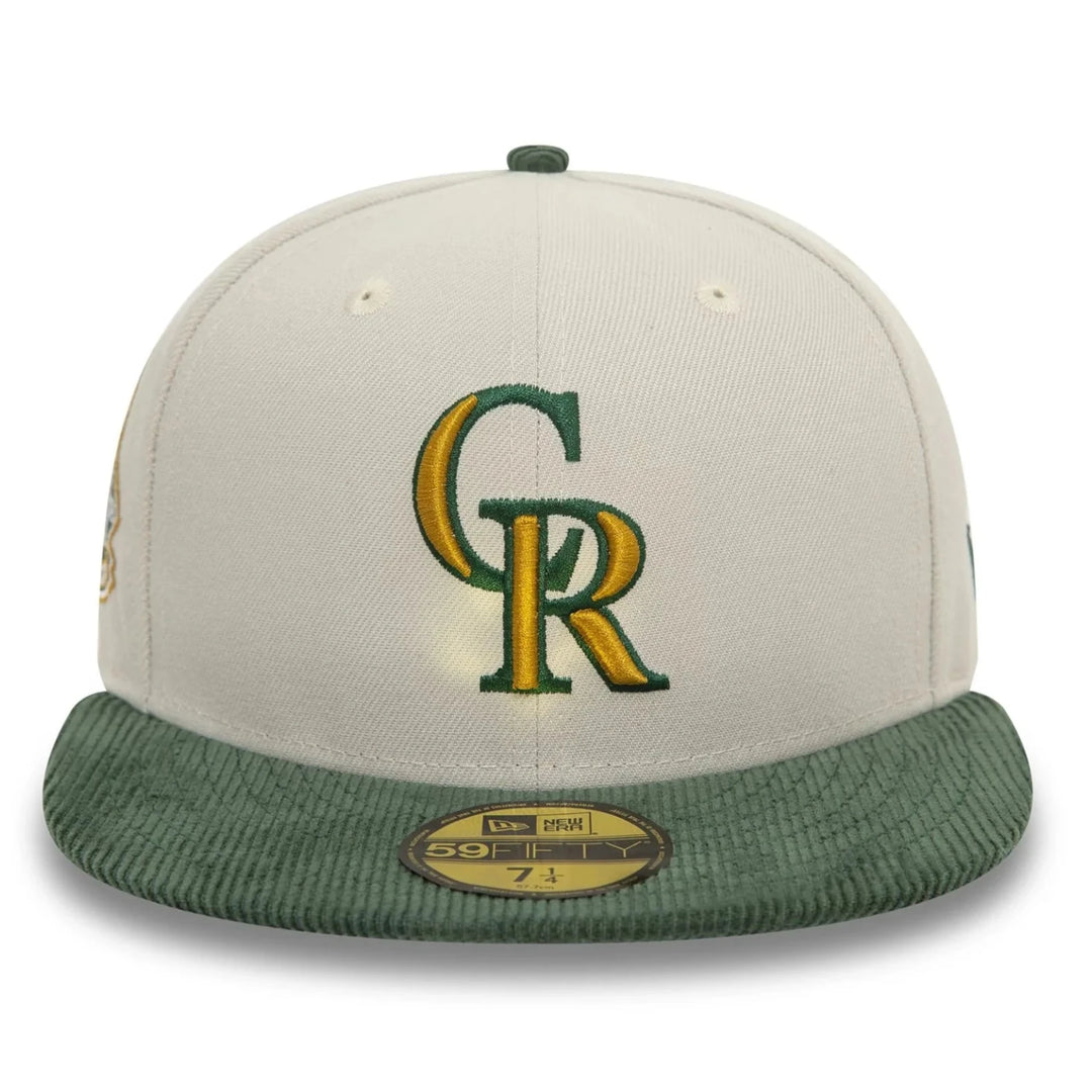 New Era Contrast Cord 59Fifty C Rockies cream/green