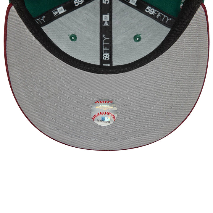 New Era Contrast Cord 59Fifty S Mariners dark green