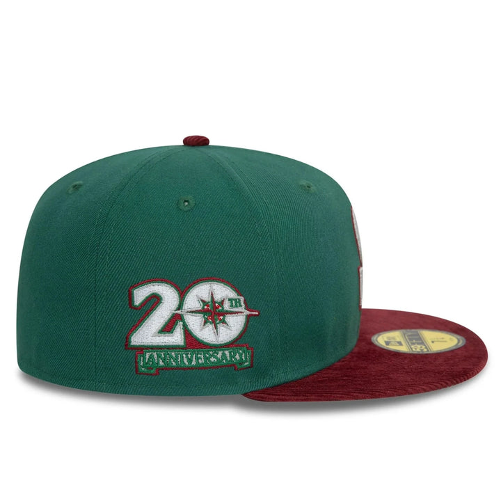 New Era Contrast Cord 59Fifty S Mariners dark green