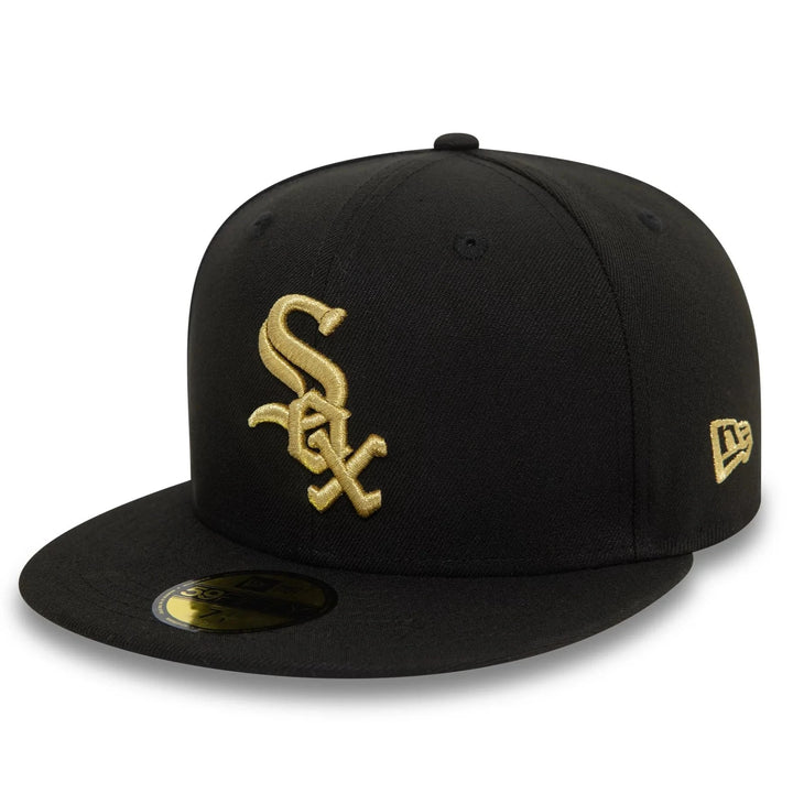 New Era Cooperstown Metallic 59Fifty C White Sox black