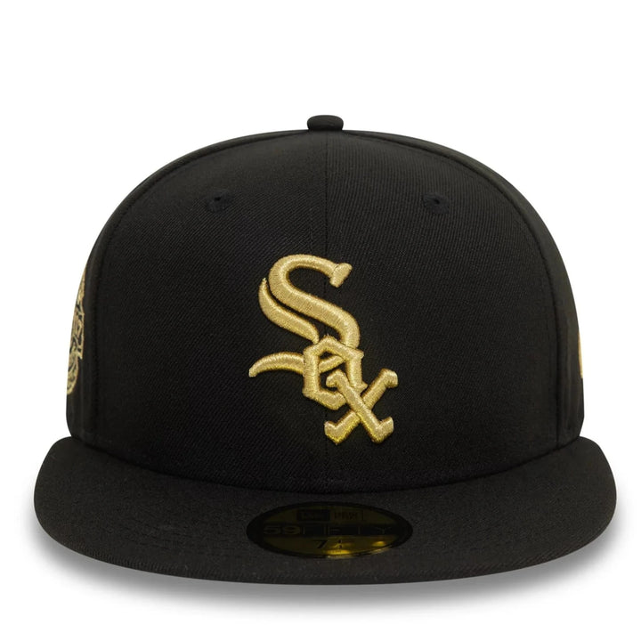 New Era Cooperstown Metallic 59Fifty C White Sox black