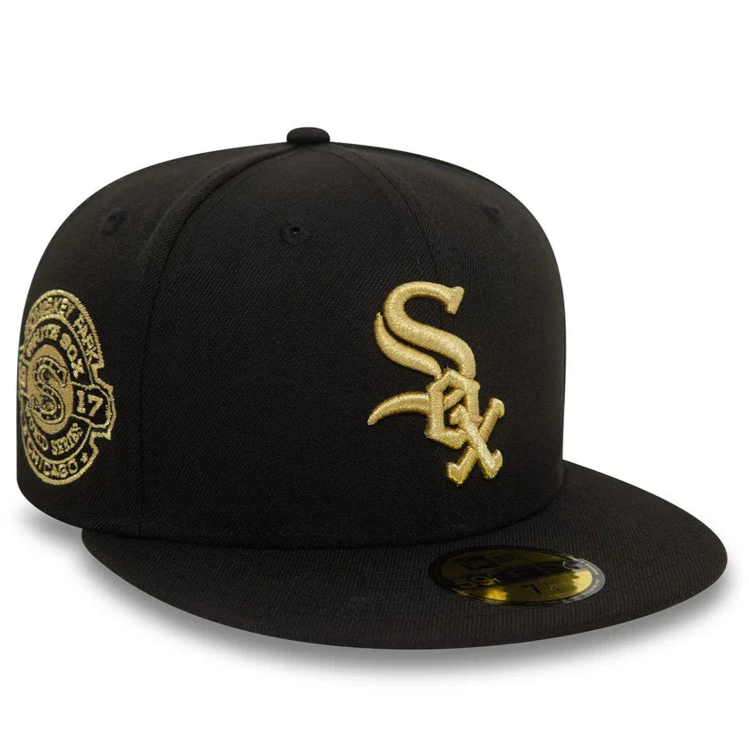 New Era Cooperstown Metallic 59Fifty C White Sox black