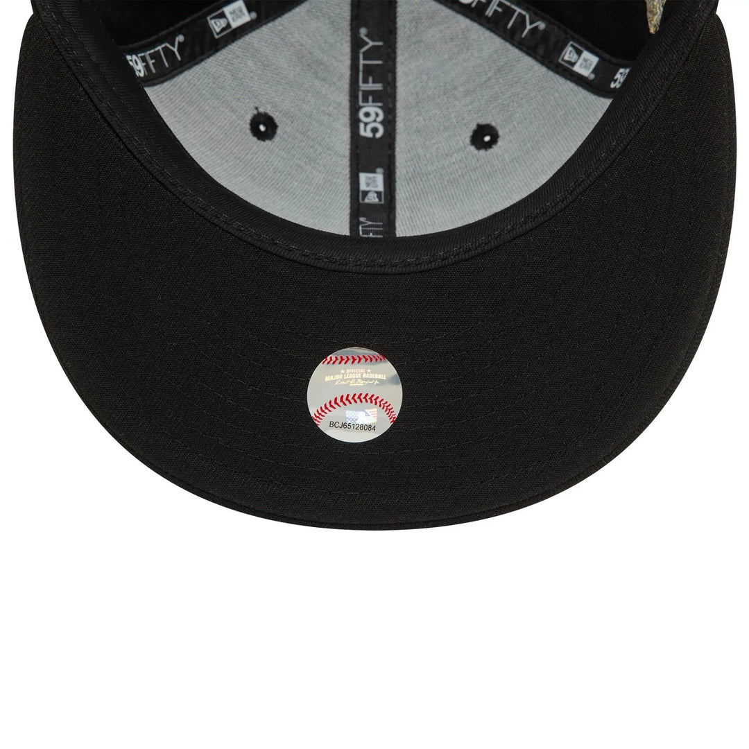 New Era Cooperstown Metallic 59Fifty C White Sox black