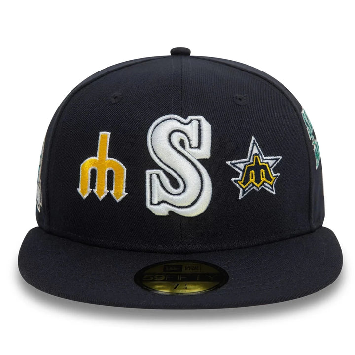 New Era  MLB Cooperstown Patch 59Fifty S Mariners navy