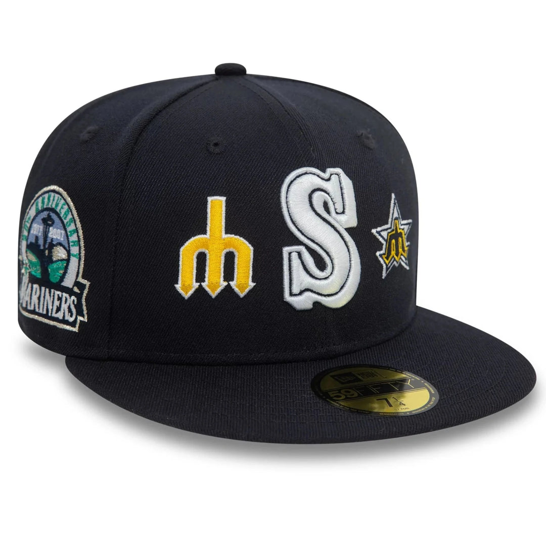 New Era  MLB Cooperstown Patch 59Fifty S Mariners navy