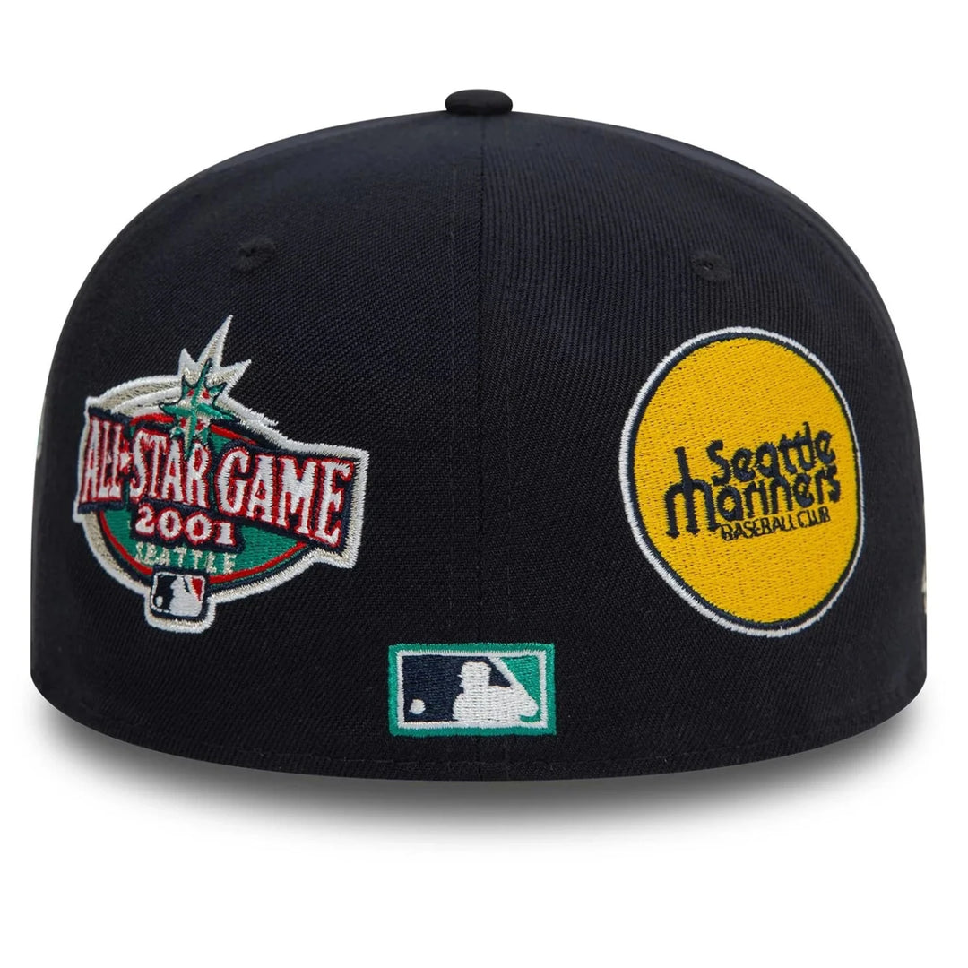 New Era  MLB Cooperstown Patch 59Fifty S Mariners navy