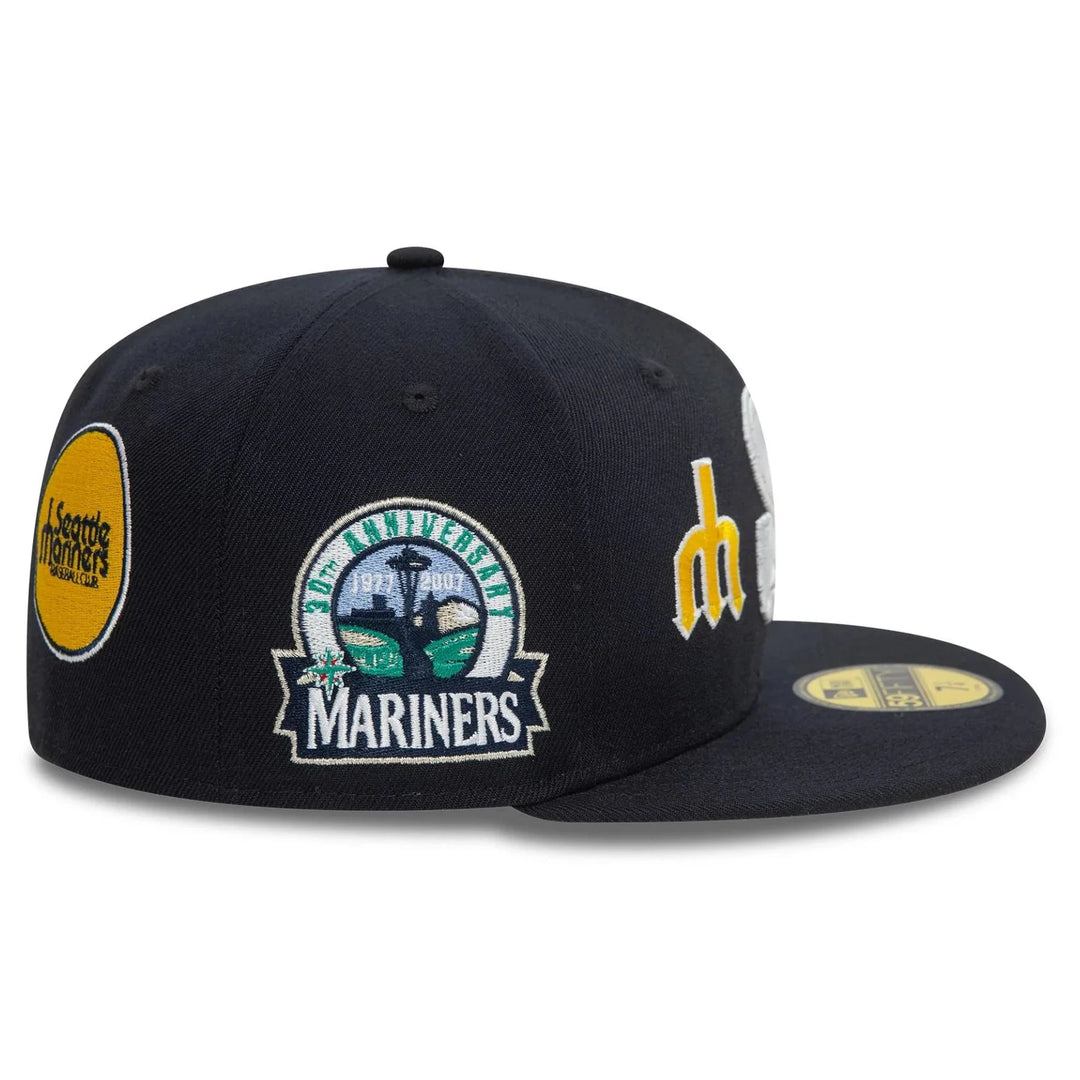 New Era  MLB Cooperstown Patch 59Fifty S Mariners navy