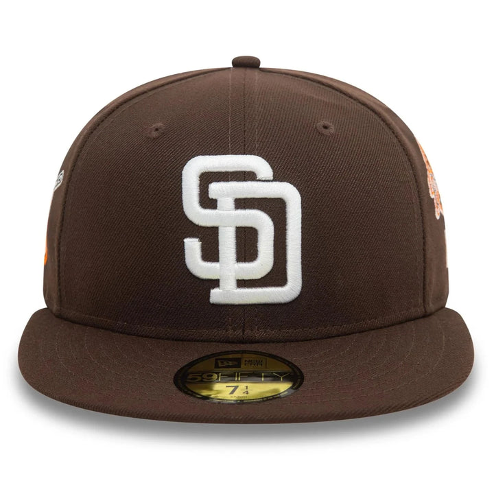 New Era  MLB Cooperstown Patch 59Fifty P Padres brown