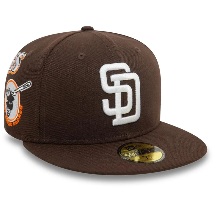 New Era  MLB Cooperstown Patch 59Fifty P Padres brown