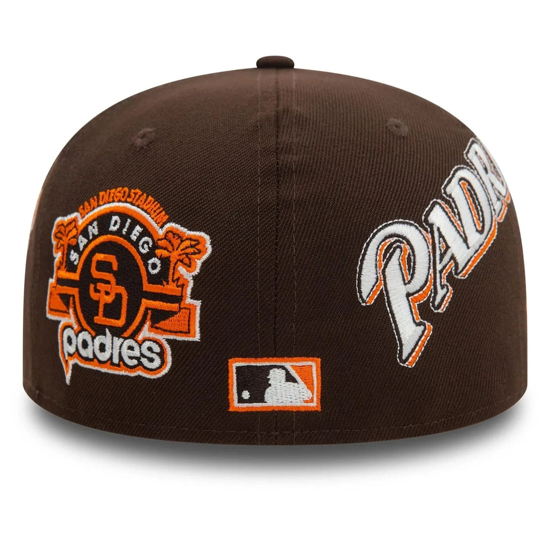 New Era  MLB Cooperstown Patch 59Fifty P Padres brown