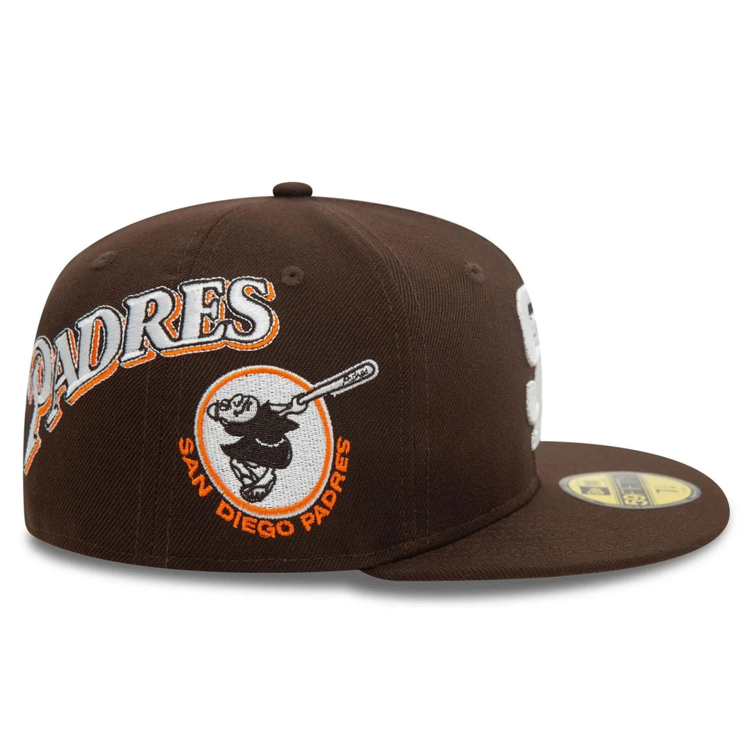 New Era  MLB Cooperstown Patch 59Fifty P Padres brown