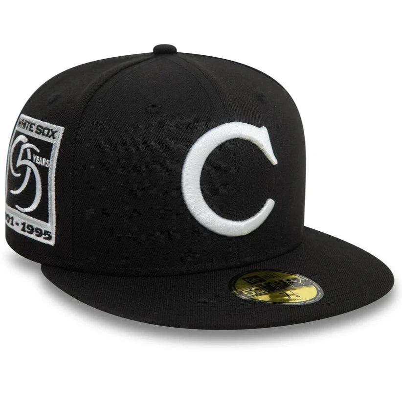 New Era MLB Cooperstown Patch 59Fifty C White Sox black